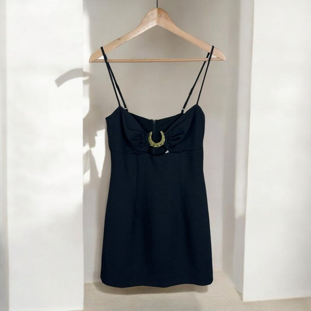 NWT Rumer Lunar Black Mini Dress - Picture 10 of 12